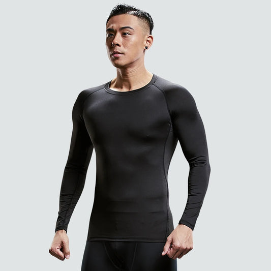 Langarm Compression Shirt/Fitness T-Shirt